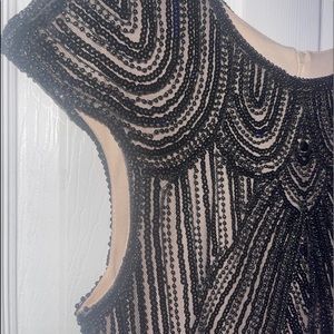 Black dress with sequence